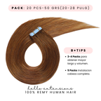 Tape-In Extensions Carrot Cake #30