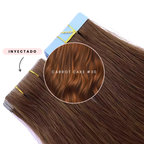 Tape-In Extensions Carrot Cake #30