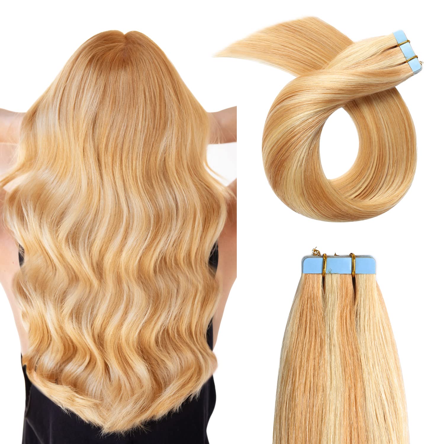 Tape-In Extensions  Extra Fuller Goldie Sweet  #T2MM
