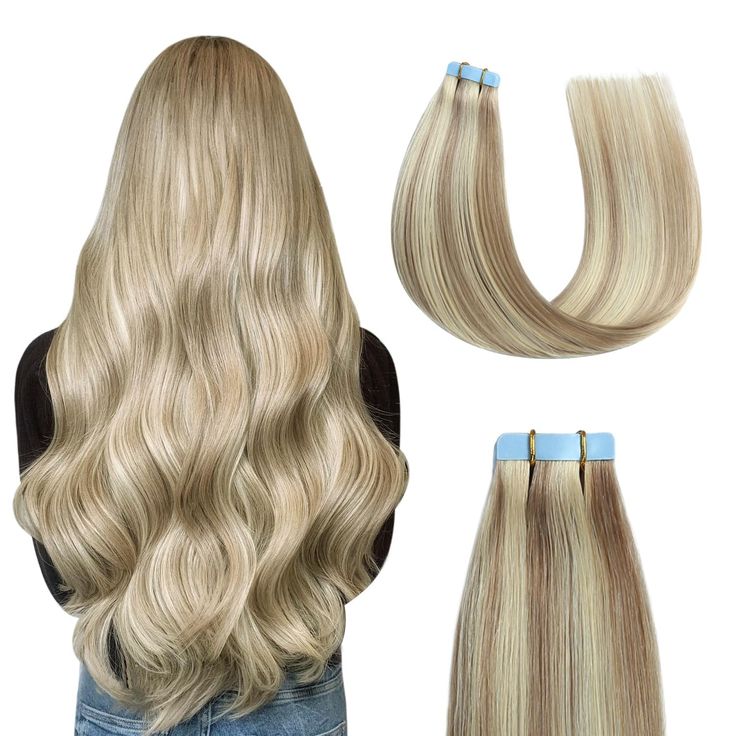 Tape-In Extensions Creamy White #SB