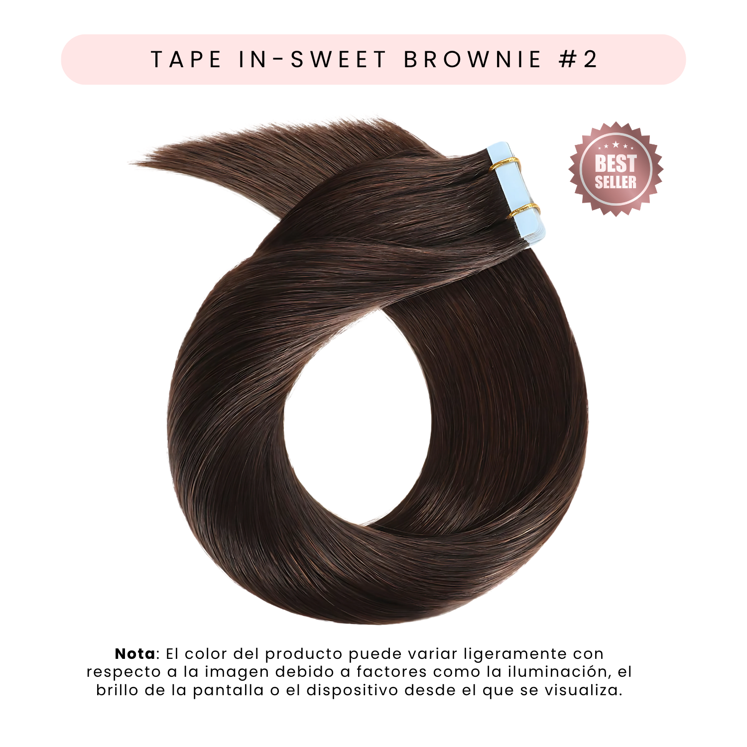 Tape-In Extensions Brown #2
