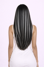 Lace Clip-In Extensions #P1A/Silver